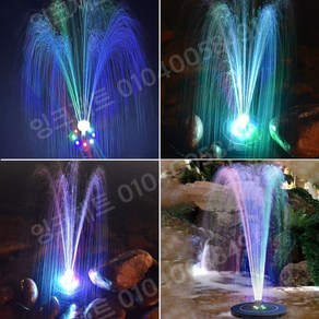 연못분수 태양열 원예 LED 펌프 조경 인공 장식 조명, Sola-130mm 부유분수, 1개