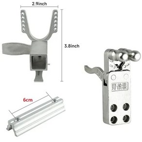 전문가용 새총 부품 슬라이딩 모듈 트리거 고무 밴드 기계식 사냥, 가늠걸쇠+릴리스장치+건레일, 1개