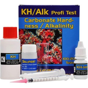 Salifet 카본ate 경도 알칼리도Kh/Alk 테스트 키트 100-200, Salifet 카본ate 경도 알칼리도Kh/Alk 테, 1개