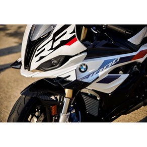 [ 비엠 S1000RR ] 바이크 프론트 데칼 스티커, BMW S1000RR, 레드/화이트, 1개
