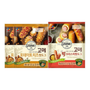 포테이토치즈핫도그400gx2 +빅크리스피핫도그 520g, 2개, 400g