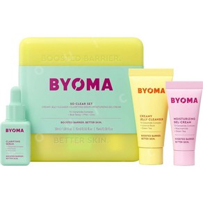 BYOMA 클래리파잉 스타터 키트 3종 미니클렌저 30ml + 미니 라이트 크림 15ml + 미니 클래리파잉 세럼 15ml, 1개