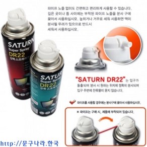 SATURN 먼지제거제 Supe Spay DR22 300g, 1개