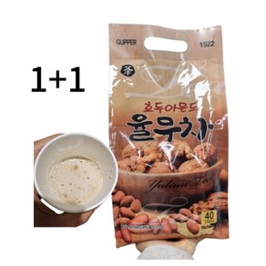 1+1 구퍼 호두 아몬드 율무차, 1개, 40개입, 720g