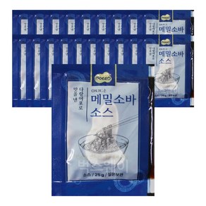 벅스웨이 메밀소바소스 25g, 20개