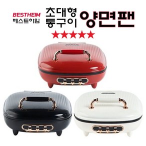 [MJ STORY] 베스트하임 양면팬, 1개, 1세트, 블랙