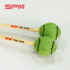 SPM 마림바 말렛 1조 MW-204R mw204 마림바말렛 에스피엠 타악기 소품 부품, 1개