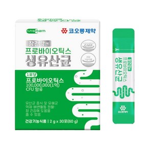 코오롱제약 장건강엔 프로바이오틱스 생유산균 30포, 1개