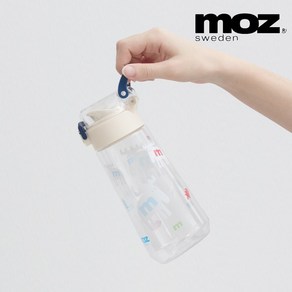 MOZ 스웨덴 원터치 트라이탄 키즈 보틀 물병, 1개, 620ml, 아쿠아블루