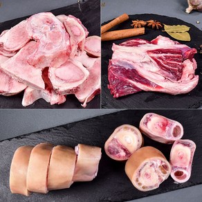 [한우직판장] 한우보신세트 - 사골/우족/도가니/스지, 2) 한우 사골 2kg+우족 2kg+스지 500g, 1세트