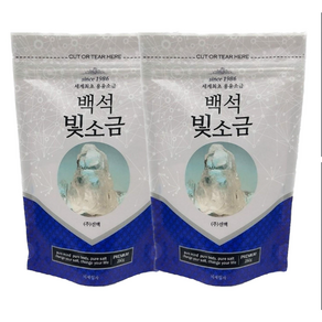 백석빛소금 천일염용융 고급소금 용융소금, 250g, 2개