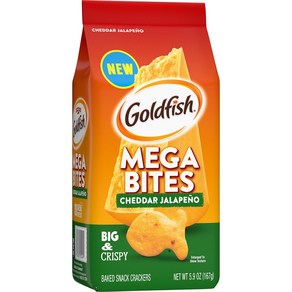 페퍼리지팜 골드피쉬 메가 바이트 체다 할라페뇨 크래커 Pepperidge Farm Mega Bites Cheddar Jalapeno