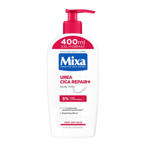 믹사 우레아 시카 바디 로션 400ml Mixa Uea Cica 독일 내수용 극건성 붉은 피부용, 1개