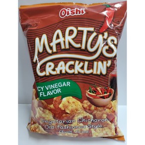 Oishi Marty's Cracklin Spicy Vinegar flavor 오이쉬 마티스 크래클링 매운 식초맛