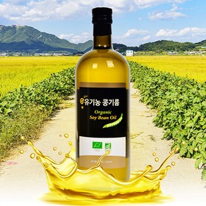 [우리농] 유기농 콩기름 대두유 식용유 1L 1000ml, 2개