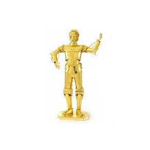 3D 입체 메탈 퍼즐 조립식 취미 여가 활동 DIY 소품, C 3PO, 1개