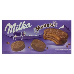 MILKA Alfajo Mousse x 6 units 252 gs. / 8.88 oz. MILKA 알파조르 무스 x 6개 252gs. / 8.88 온스, 1개, 251g