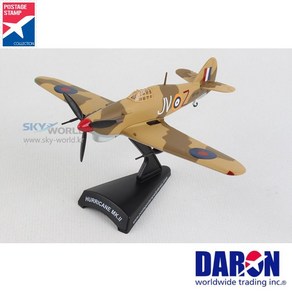 다론 RAF Hawker Hurricane MK. II 영국 공군 호커 허리케인 2차 세계대전 전투기 단엽기 복엽기 비행기 모형 1/100 PS5340-3 스카이월드