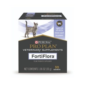 국내배송 Fortiflora 포티플로라 고양이 유산균 30포