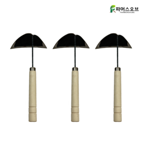 [3개세트] 삼각호미 호미 텃밭 원예 막호미 주말농장 갯벌체험, 3개