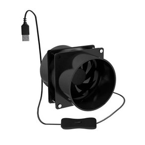 USB 속도 조절 가능 납땜 연기 흡수기 ESD 연기 추출기 선풍기 파이프 덕트 배기 선풍기 파이프 욕조 환기 선풍기 포함, [03] 납땜연기 Fan  plus 1m pipe, 1개