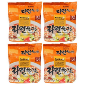 노브랜드 진한 국물을 자랑하는 라면한그릇 575g(5개입) x 4봉지, 20개