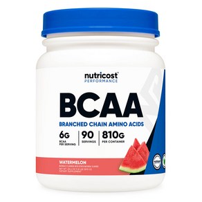 뉴트리코스트 BCAA 대용량 파우더 수박맛 800g 1서빙 8.89g 90회분 BCAA Powde [90 SERV] [Watemelon], 1개