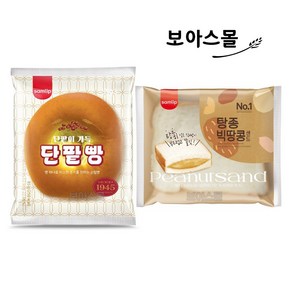 삼립빵 10봉 ( 정통단팥빵 + 빅땅콩샌드 ), 1세트, 85g