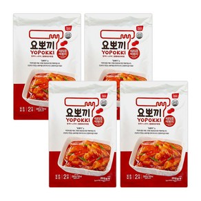 요뽀끼 매콤달콤 떡볶이 (2인분), 4개, 280g