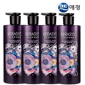 케라시스 엘레강스 앰버 퍼퓸 샴푸, 600ml, 4개