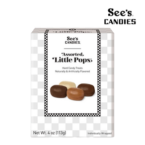 [See's Candies] 씨즈캔디 어쏘티드 리틀팝스 30개입 113g seescandy 수제캔디 세트 See's Candies Assoted Lollypops, 1세트