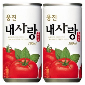 웅진 토마토 180ml x 60캔 (30캔 2박스), 60개