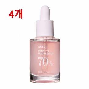 아누아 복숭아 70 나이아신 세럼 30ml, 4개