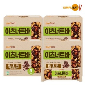 이츠너트바 [초코아몬드 하와이안 딥초코 허니피넛] 35g(185kcal)*4개