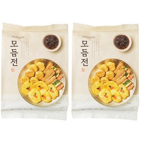 피코크 모듬전 480g (고기완자 동태전 꼬치산적) 냉동, 960g, 2개