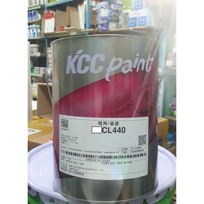 KCC 락카페인트 CL440 유광 반광 무광 4L 유성페인트 철재용, 녹색 유광 4L, 1개