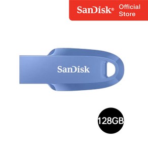 샌디스크코리아 공식인증정품 USB 메모리 크루저 울트라 커브 3.2 cz550 네이비블루, 128GB