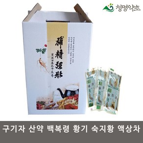 구기자 산약 백복령 황기 숙지황액상차, 1박스, 6600ml