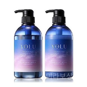 요루 YOLU 딥 나이트 리페어 샴푸 400ml 트리트먼트 400ml 보틀 세트, 1개