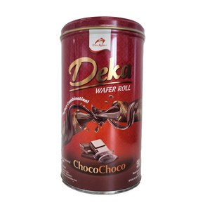 인도네시아 데카 Deka 와퍼롤 초코초코 330g 과자 간식 스낵 비스켓 / WAFER ROLL ChocoChoco Snack, 1개