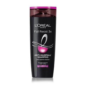 로레알 LOreal Paris 안티 헤어폴 샴푸180ml 모발성장강화 및 영양 가늘어짐 및 탈모용 아르기닌 에센스 및 살리실산 함유 폴레지스트 3X