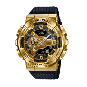 [지샥 G-SHOCK] GM-110G-1A9DR 흑곰 빅페이스 메탈커버 캐주얼 시계