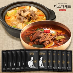 미스타셰프 육개장 6팩+차돌된장 6팩, 단일속성, 1개