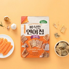 코스트코 티각태각 빠삭한 연어칩 70g 갈릭맛, 1개