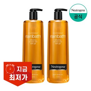 뉴트로지나 레인바스 바디워시 시나몬 엠버 향, 2개, 473ml