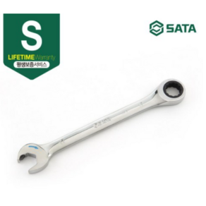 SATA 더블 라쳇 기어 렌치 14mm, 1개