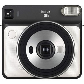 Instax 스퀘어 SQ6 인스턴트 카메라 5가지 촬영 모드 자동 노출 기능이 있는 내장 플래시 아쿠아 블루, Peal Whiteinstax instax