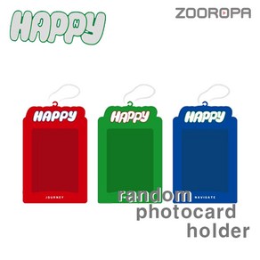 [로고 포토카드 홀더/랜덤] 진 BTS JIN HAPPY (정품/위버스샵)