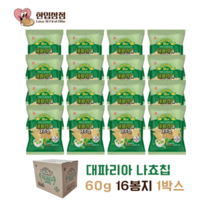 편의점간식 델토리 대파리아 나쵸칩 대파크림치즈맛 60g 16개 1박스