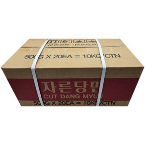 농우 자른당면(식당용) 10kg BOX ( 500g 20묶음), 1박스